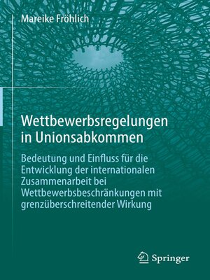cover image of Wettbewerbsregelungen in Unionsabkommen